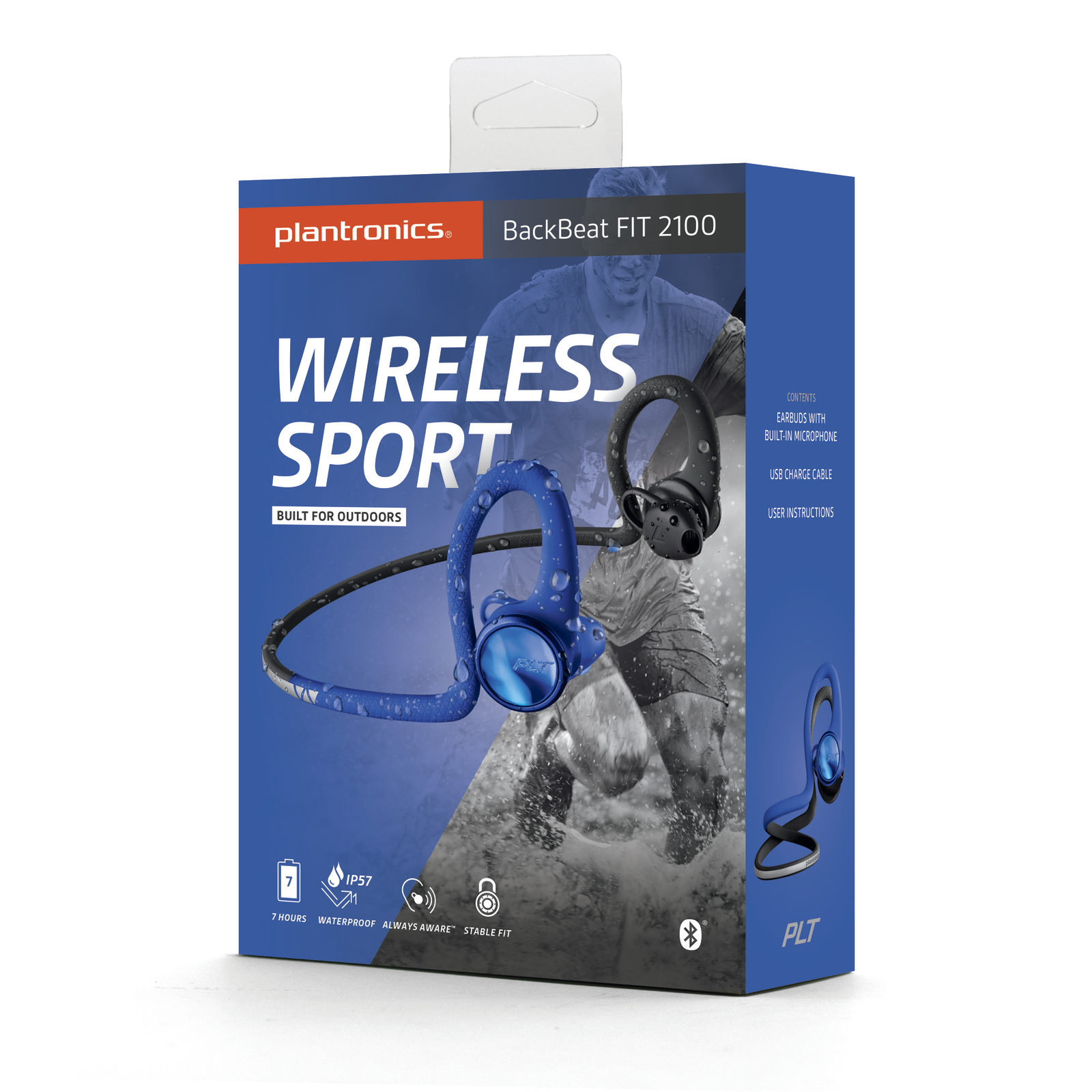 Plantronics: BackBeat Fit 2100 Wireless Sports Earphones - Blue