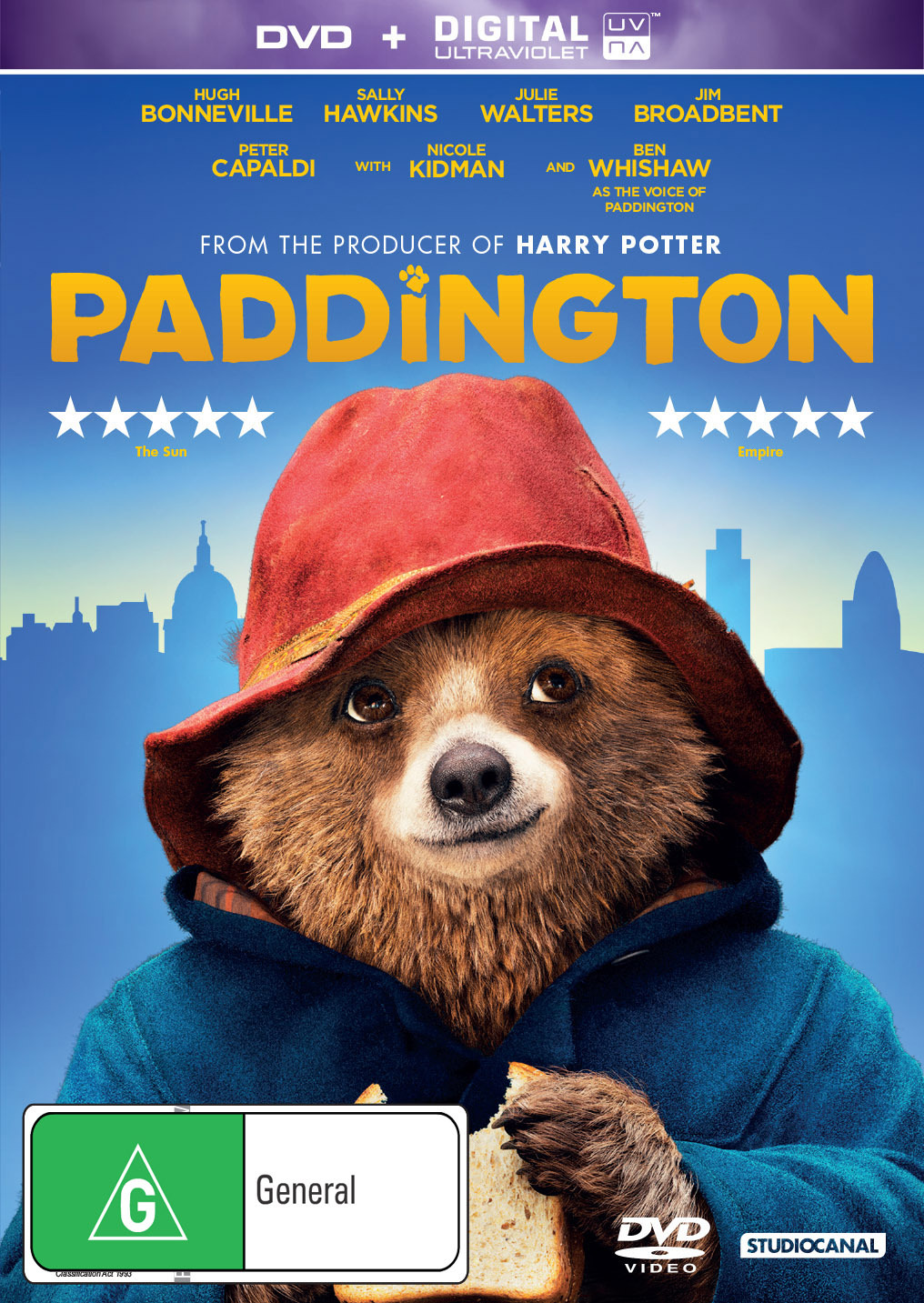 Paddington on DVD image