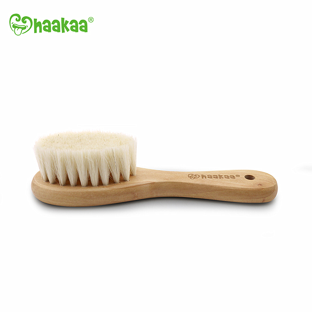 Haakaa: Goat Wool Baby Hair Brush image