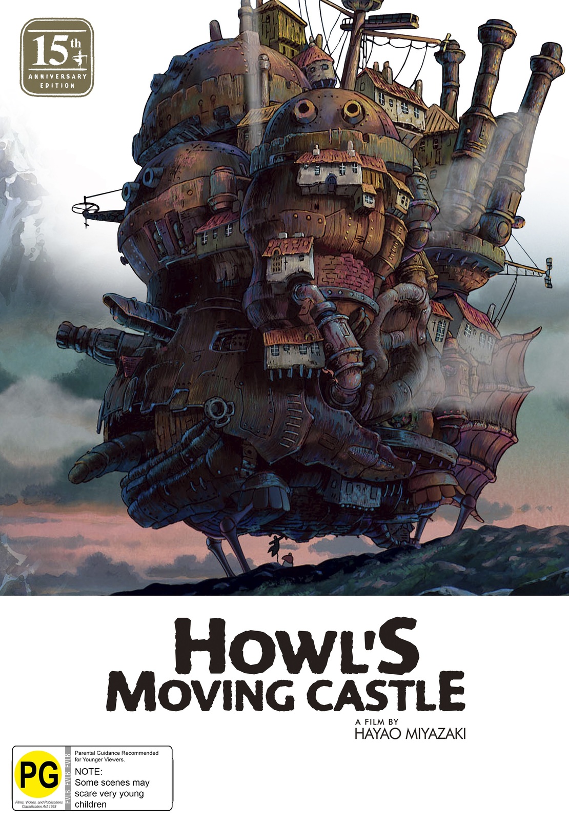 Howl's Moving Castle 15th Anniversary Limited Edition (Blu-ray & DVD Combo With Artbook) on DVD, Blu-ray image