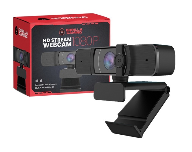 Gorilla Gaming HD 1080P Stream Webcam for 