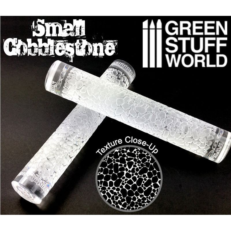 Green Stuff World Texture Rolling Pin: Small Cobblestone image