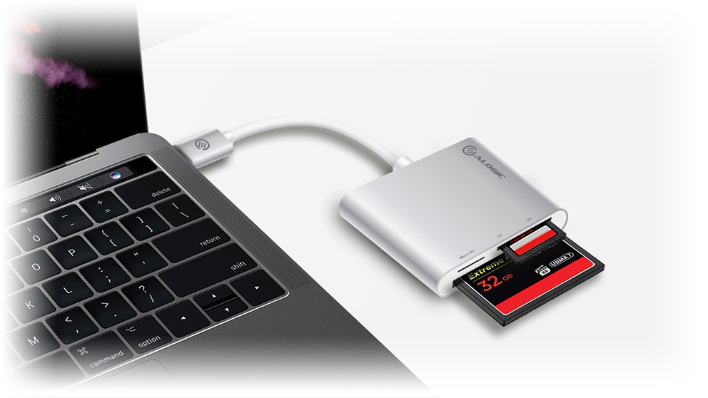 ALOGIC Prime Series USBC Multi Card Reader at Mighty Ape NZ
