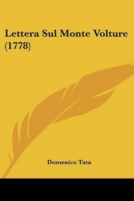 Lettera Sul Monte Volture (1778) image