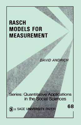 Rasch Models for Measurement by David Andrich image