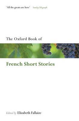 The Oxford Book of French Short Stories image