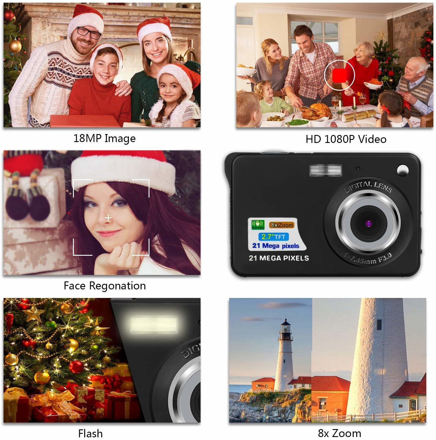 Ape Basics Portable Mini 8x Zoom TFT LCD HD Digital Camera Silver at Mighty Ape NZ