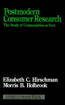 Postmodern Consumer Research by Elizabeth C. Hirschman image