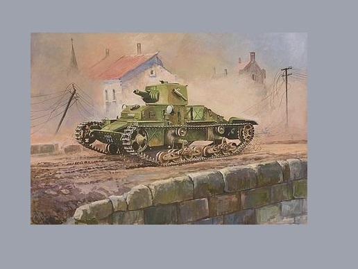 Zvezda 1/100 Brit. Light Tank Matilda Mk1 Scale Model Kit | at Mighty ...