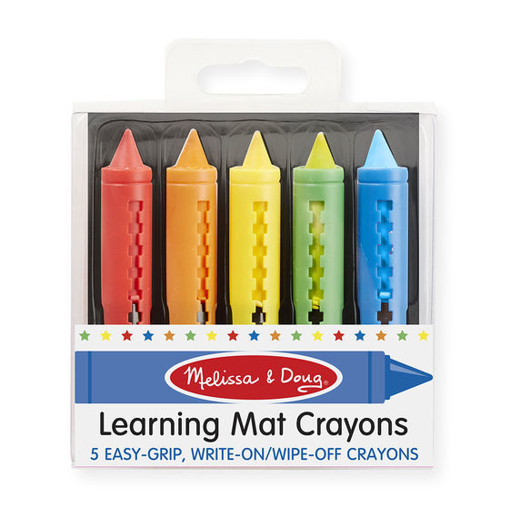 Melissa & Doug: Learning Mat Crayons