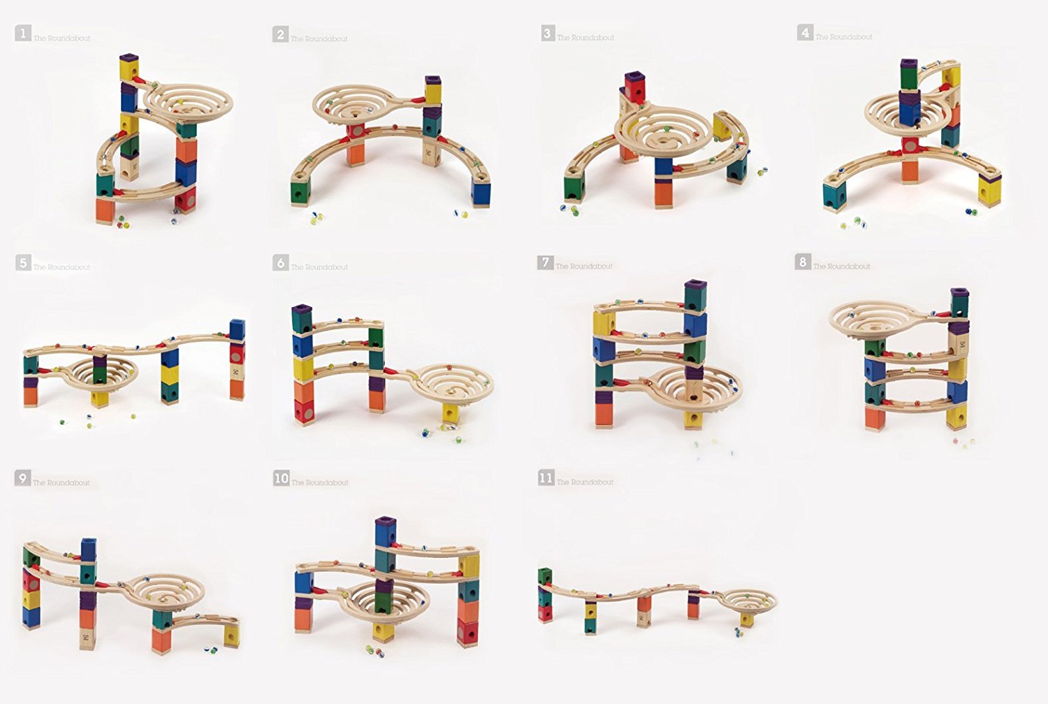 Buy Hape Quadrilla The Round About Marble Run at Mighty Ape NZ