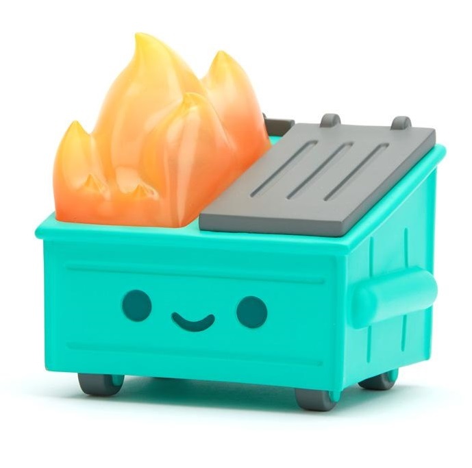 Dumpster Fire - Light-Up Vinyl Figure image