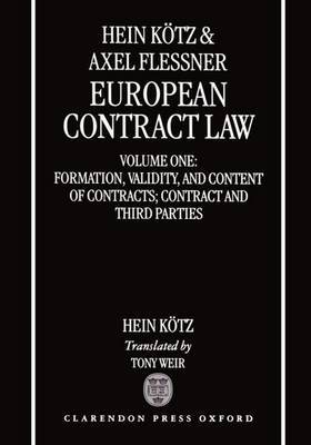 European Contract Law by Hein Kotz image