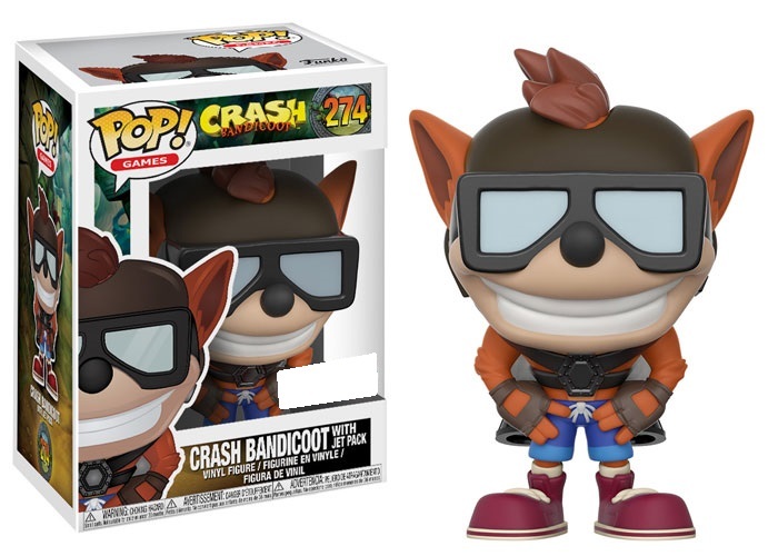 Crash Bandicoot (Jet-Pack Ver.) - Pop! Vinyl Figure