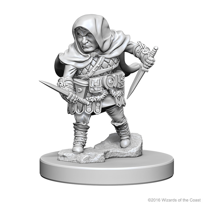 D&D Nolzur's Marvelous: Unpainted Minis - Halfling Male Rogue image