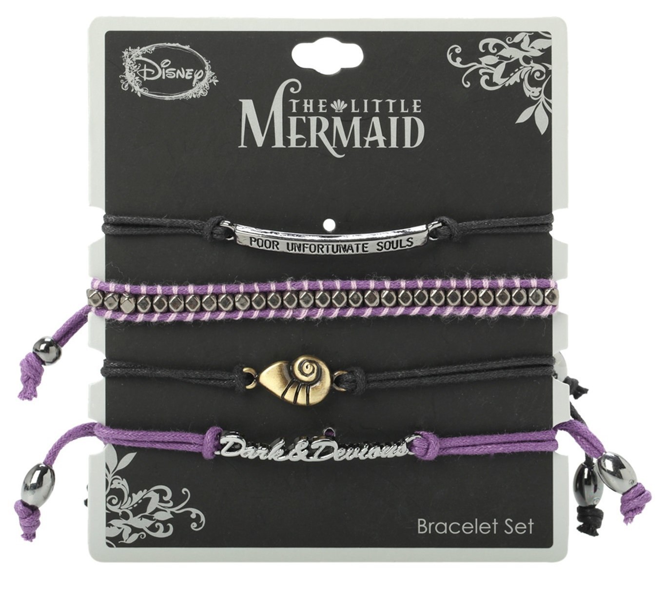 Neon Tuesday: The Little Mermaid - Dark And Devious Bracelet Set