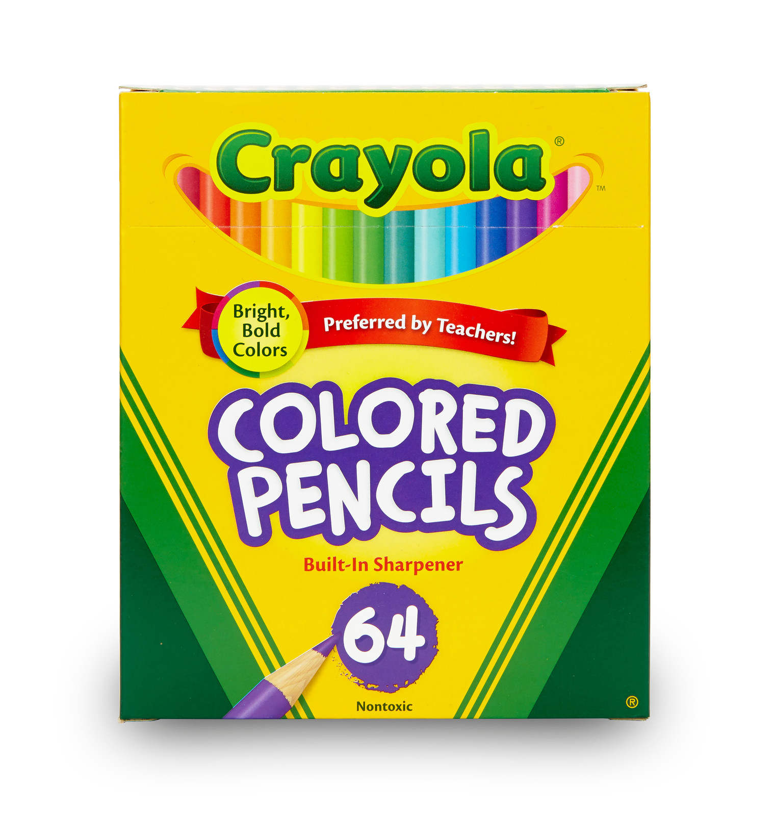 Buy Crayola Colored Pencils Short with Sharpener (64 Pack) at Mighty Ape NZ