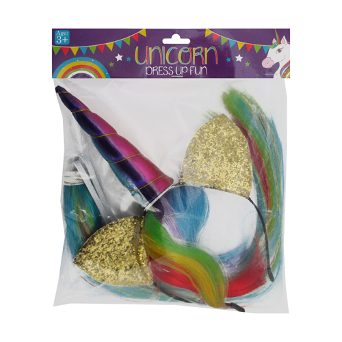 Unicorn Dress Up Set - Headband & Tail image