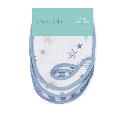 Aden + Anais Snap Bibs - Rock Star (3 pack)