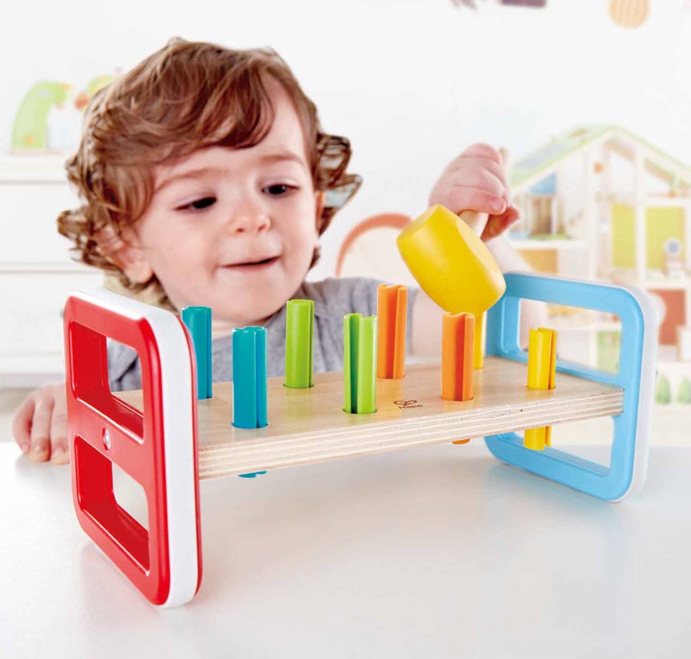 Hape: Rainbow Pounder - Hammer Bench image