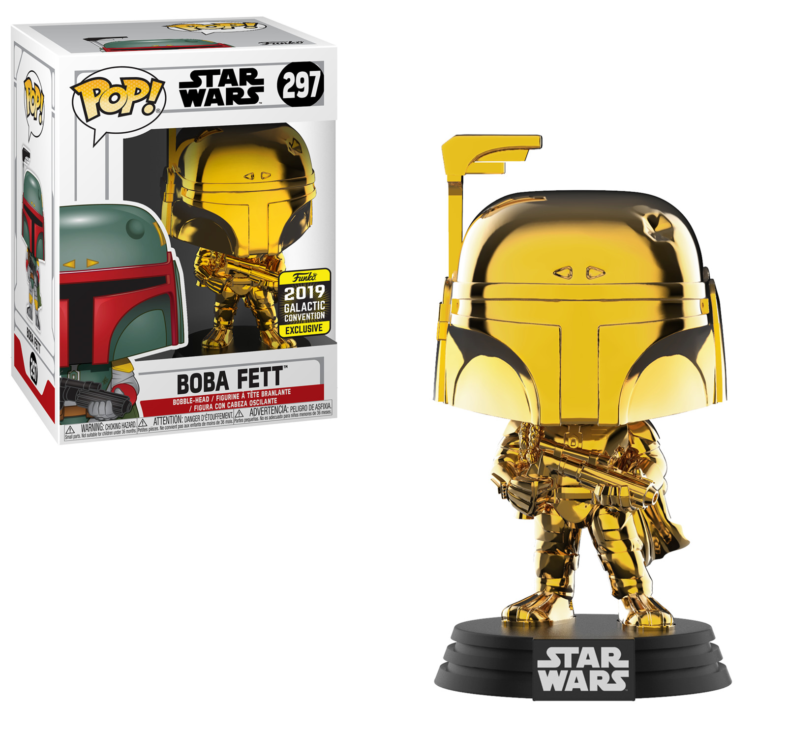 Star Wars - Boba Fett (Gold Chrome) Pop! Vinyl Figure