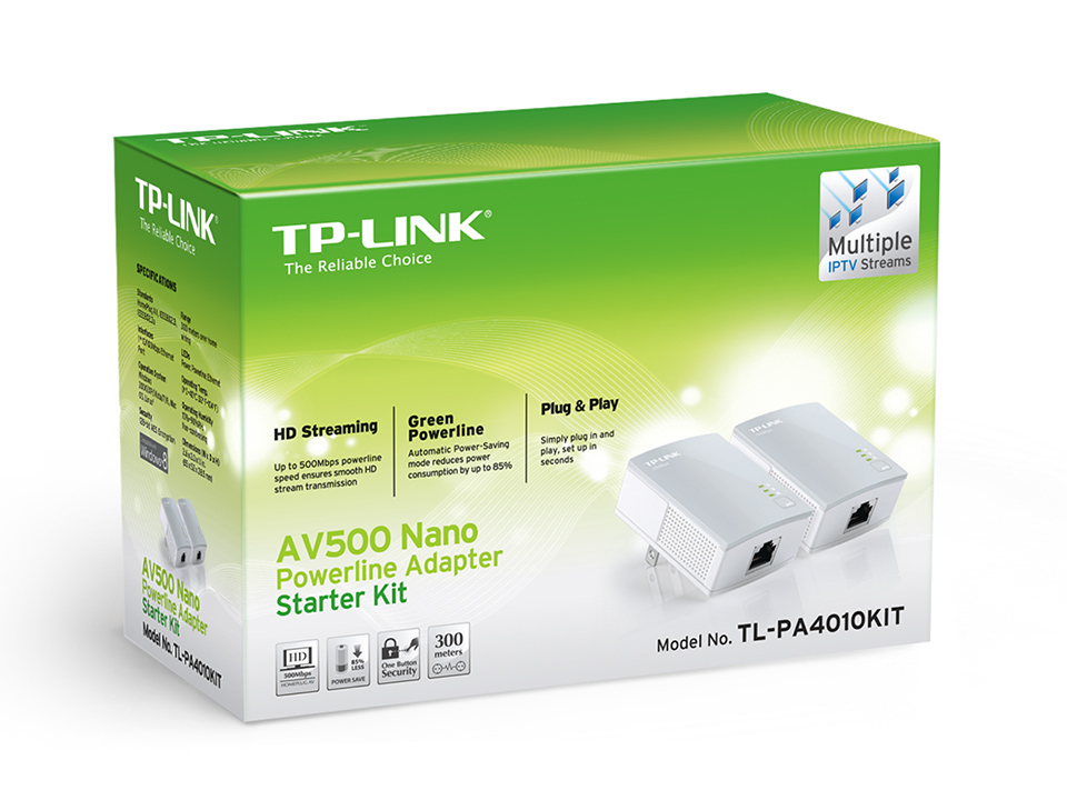 TP-Link AV600 Powerline Starter Kit image