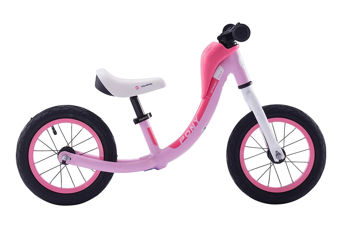 RoyalBaby: Pony Alloy Balance Bike - Pink image