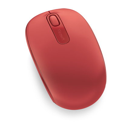 Microsoft Wireless Mobile Mouse 1850 (Red)