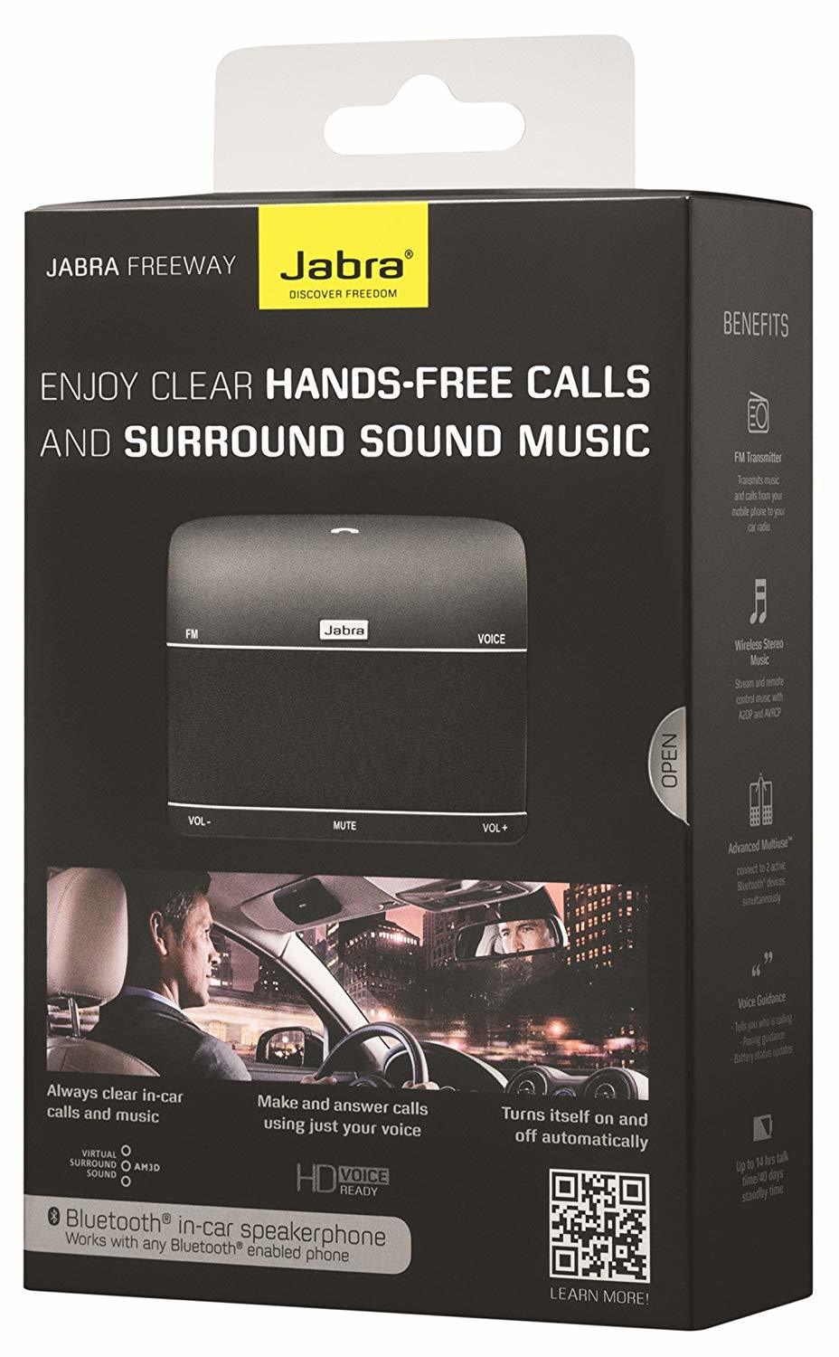 Jabra Freeway In Car Handsfree Speakerphone Black at Mighty Ape NZ