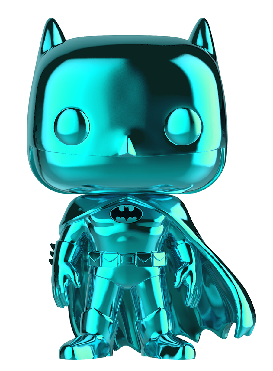 DC Comics: Batman (Teal Chrome) - Pop! Vinyl Figure