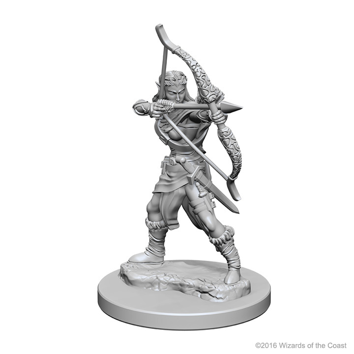 D&D Nolzur's Marvelous: Unpainted Minis - Elf Female Ranger image