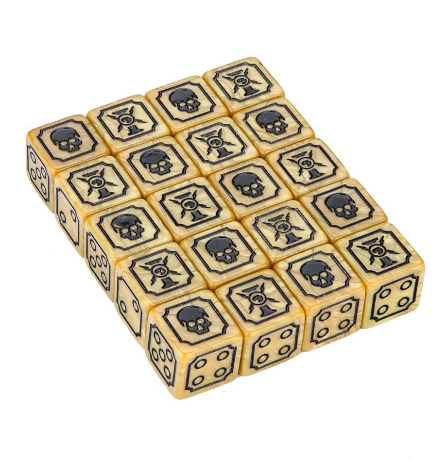 Warhammer 40,000 Adeptus Custodes Dice at Mighty Ape Australia
