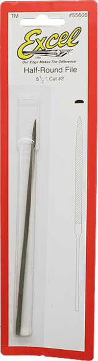 Excel Half Round Needle File 5.5"