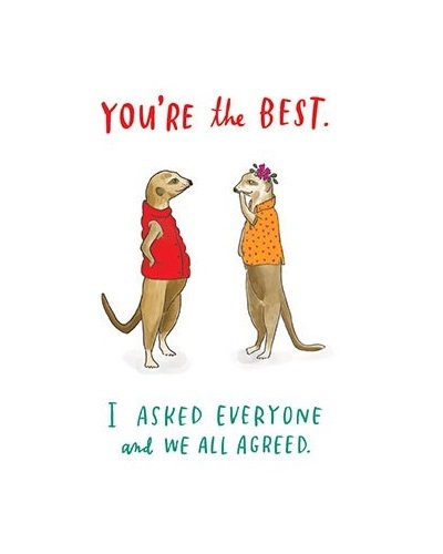 Emily McDowell: You're The Best - Greeting Card image