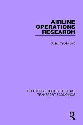 Airline Operations Research by Dusan Teodorovic image