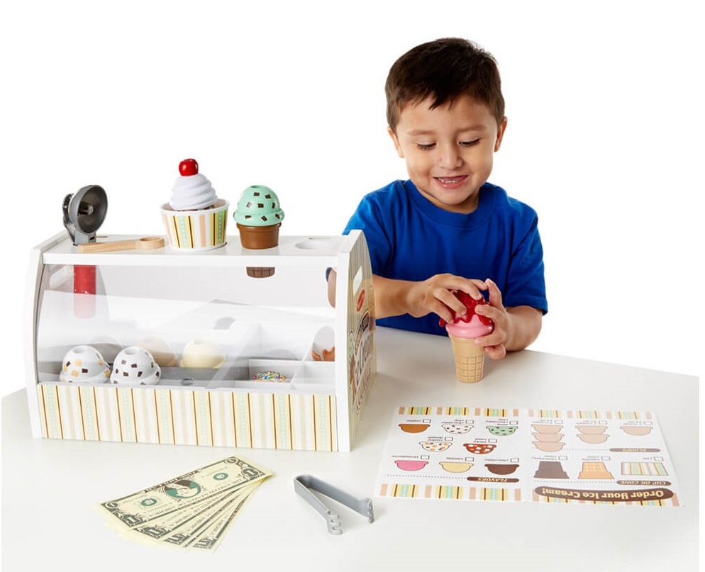 Melissa & Doug: Scoop & Serve - Ice Cream Counter