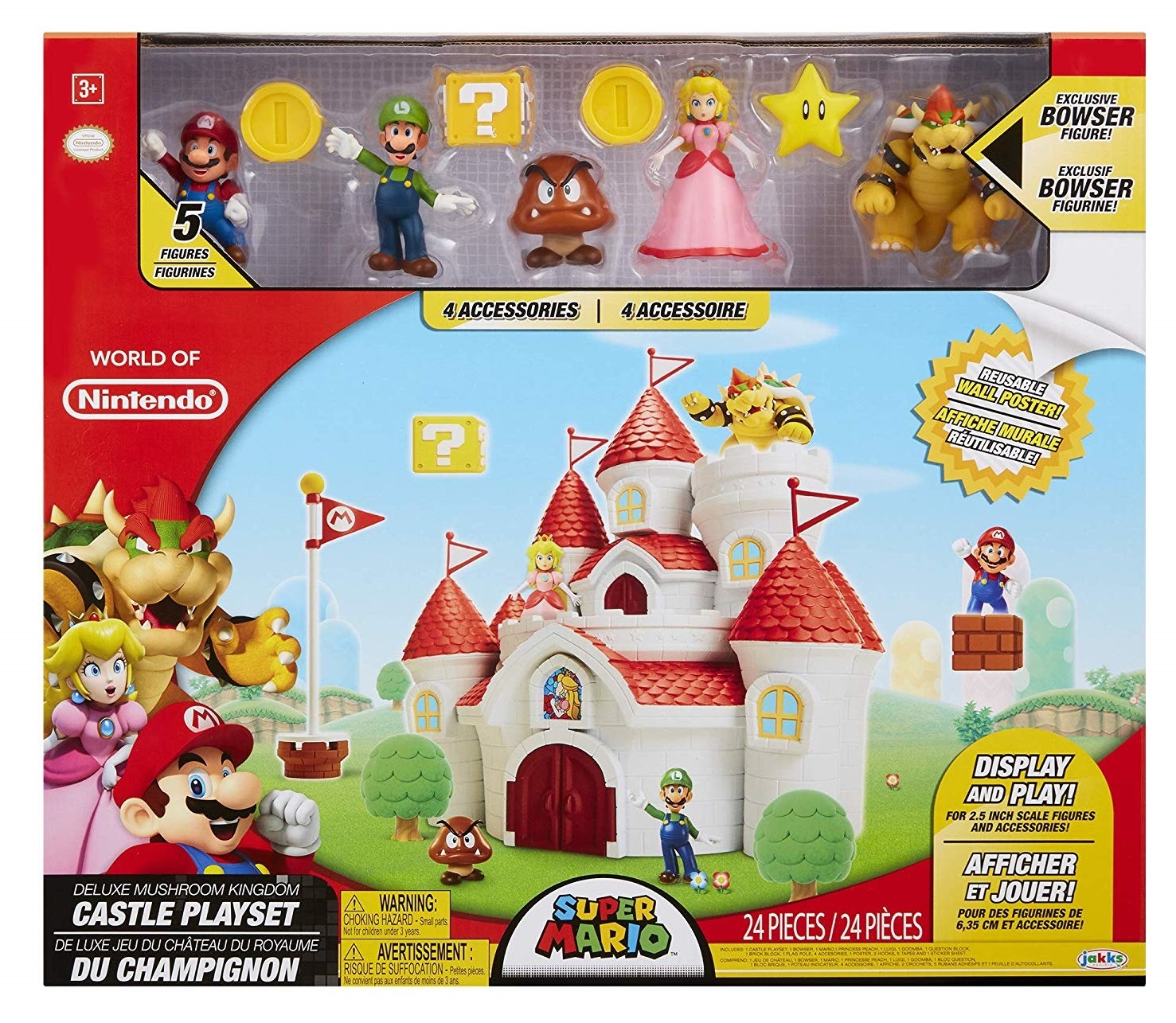 Buy Mushroom Kingdom Castle Deluxe Playset at Mighty Ape Australia