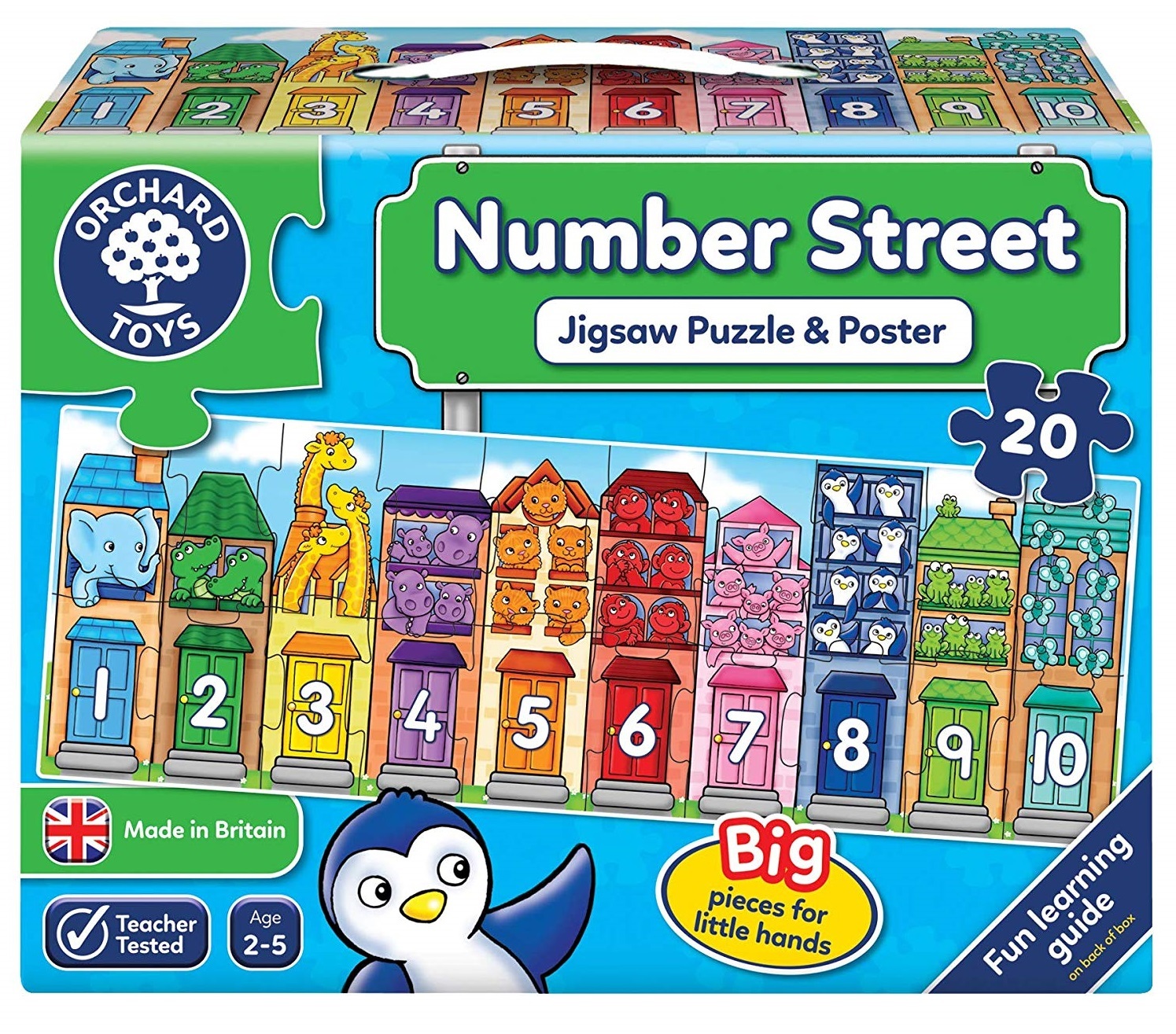 Orchard Toys: Number Street - Jigsaw Puzzle Set image
