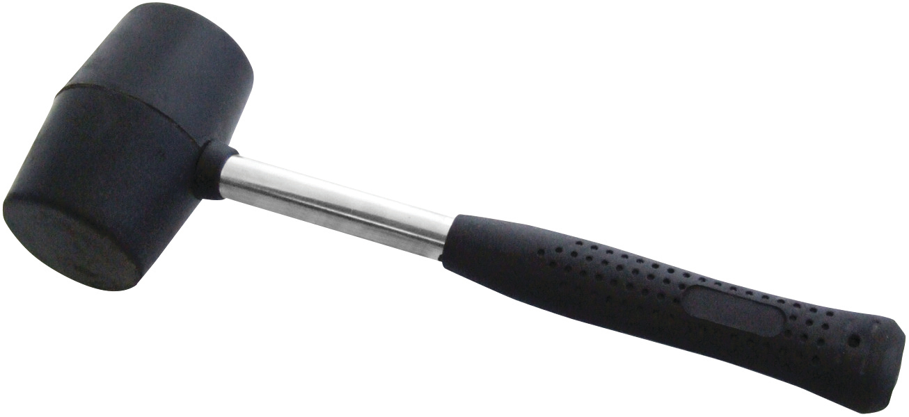 Kiwi Camping Rubber Hammer with Steel Handle