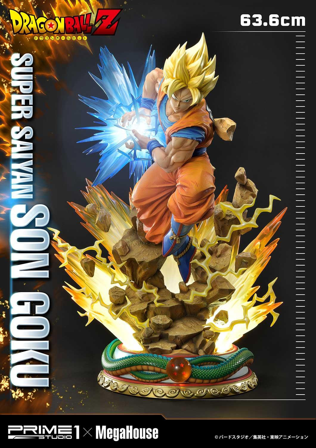 Super Saiyan Son Goku 25" Premium Statue at Mighty Ape NZ