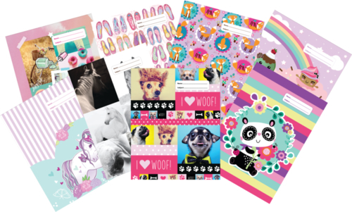 Spencil: 1B5 Book Cover Pastels (Assorted Designs) image
