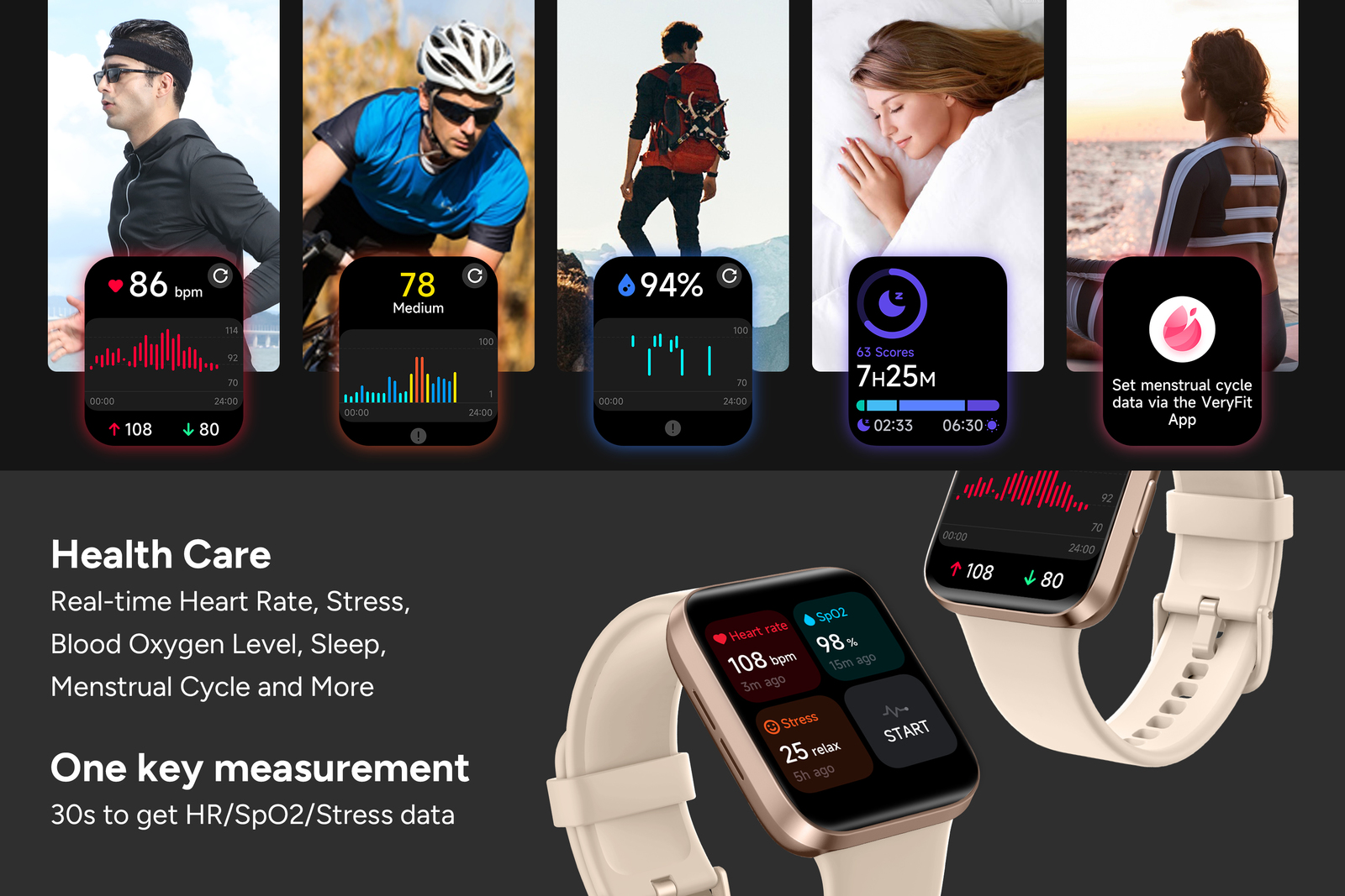 Kogan Active 3 Smart Watch Rose Gold at Mighty Ape NZ