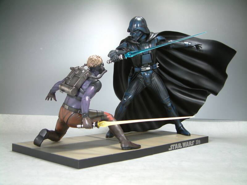 Star Wars Luke Skywalker VS Darth Vader ArtFX PVC Statue Ralph 