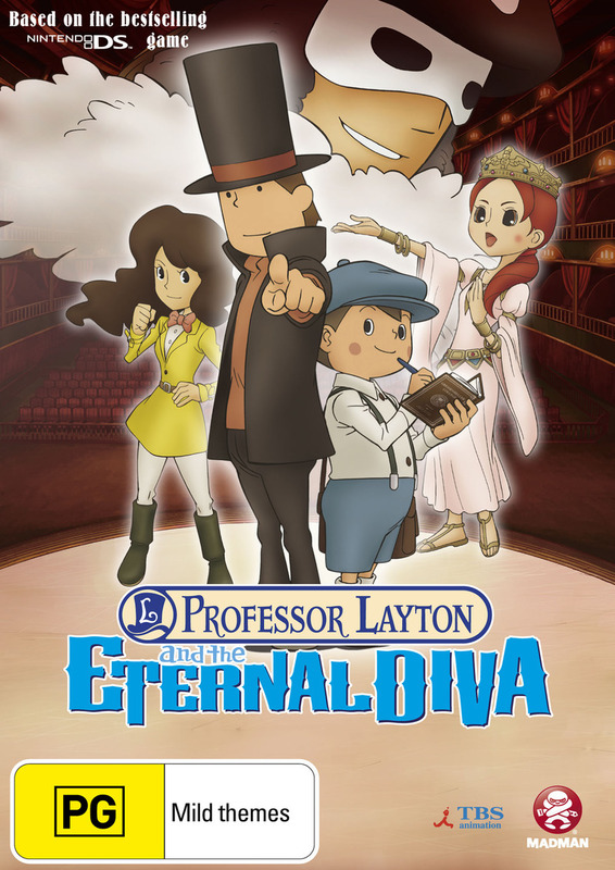 Professor Layton and the Eternal Diva on DVD