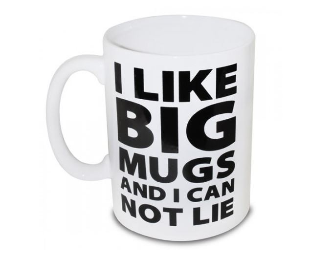 BigMouth I Like Big Mugs GIANT Mug image