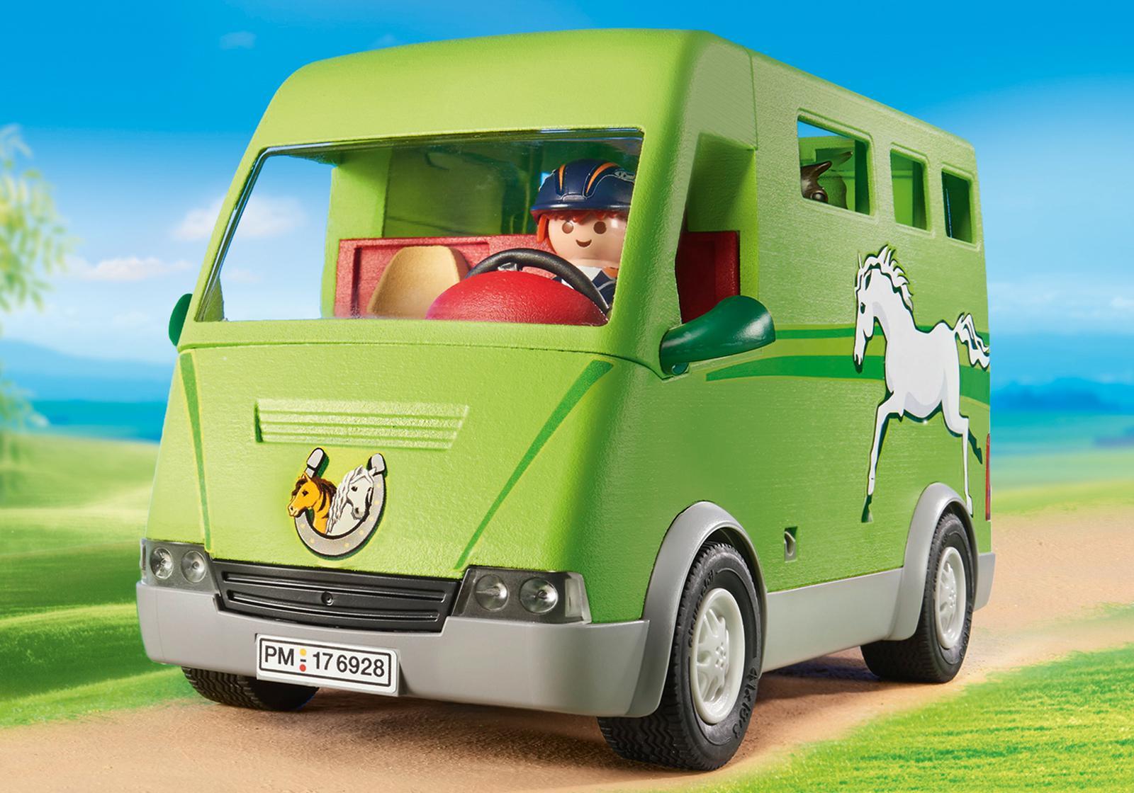 playmobil horse transporter