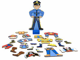 Melissa & Doug: Joey Magnetic Wooden Dress-Up Set image