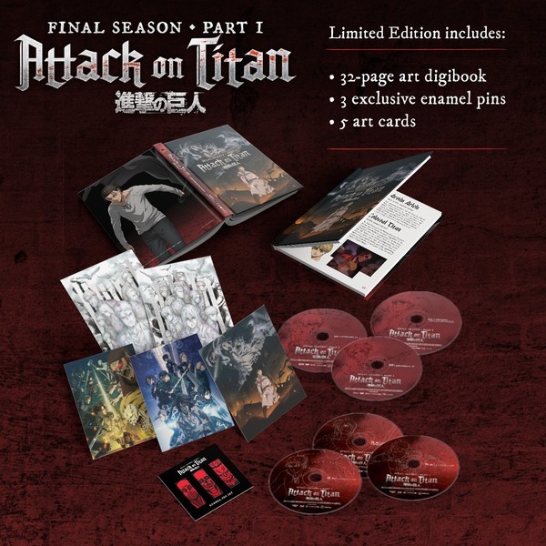 Attack On Titan: Season 4 - Part 1 (Limited Edition) on Blu-ray