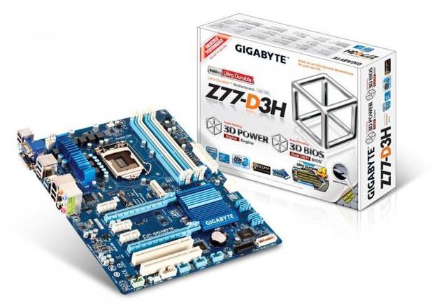 Gigabyte Ga Z77 D3h Lga 1155 Intel Z77 Atx Motherboard At