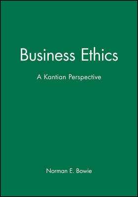 Business Ethics by Norman E. Bowie image
